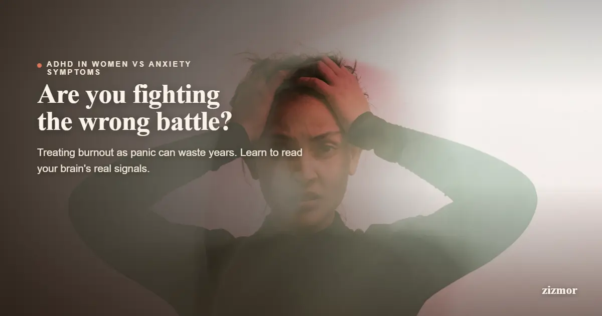 How to Tell ADHD in Women vs Anxiety Symptoms